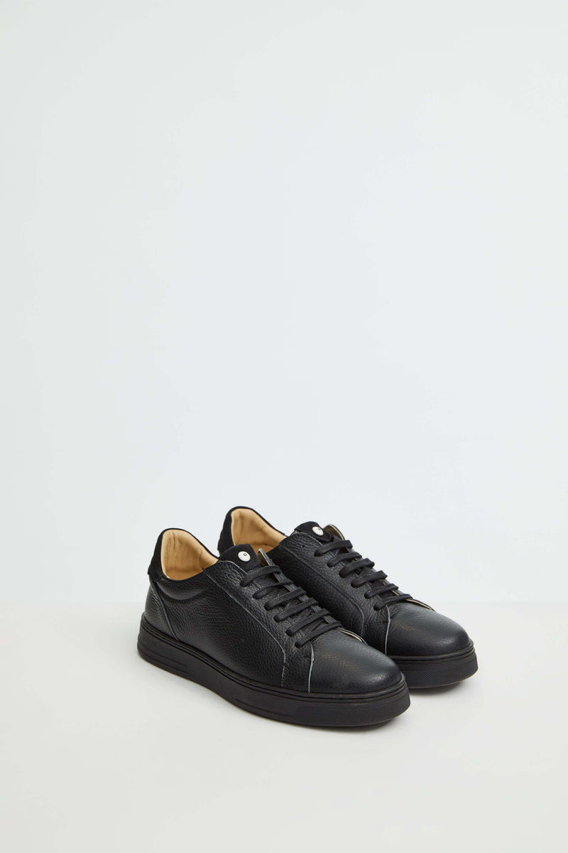 Lubiam Sneaker retro-tennis nero Sneaker retro-tennis nero Cyber Monday