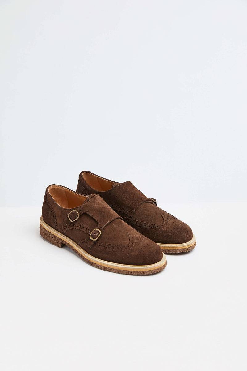 Lubiam Monkstrap in pelle marrone Monkstrap in pelle marrone Offerta natalizia