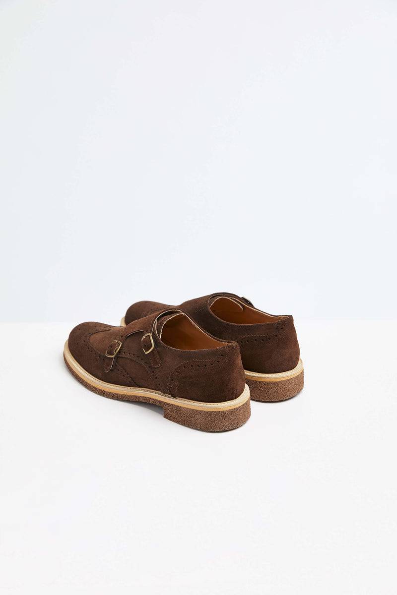 Lubiam Monkstrap in pelle marrone Monkstrap in pelle marrone Offerta natalizia