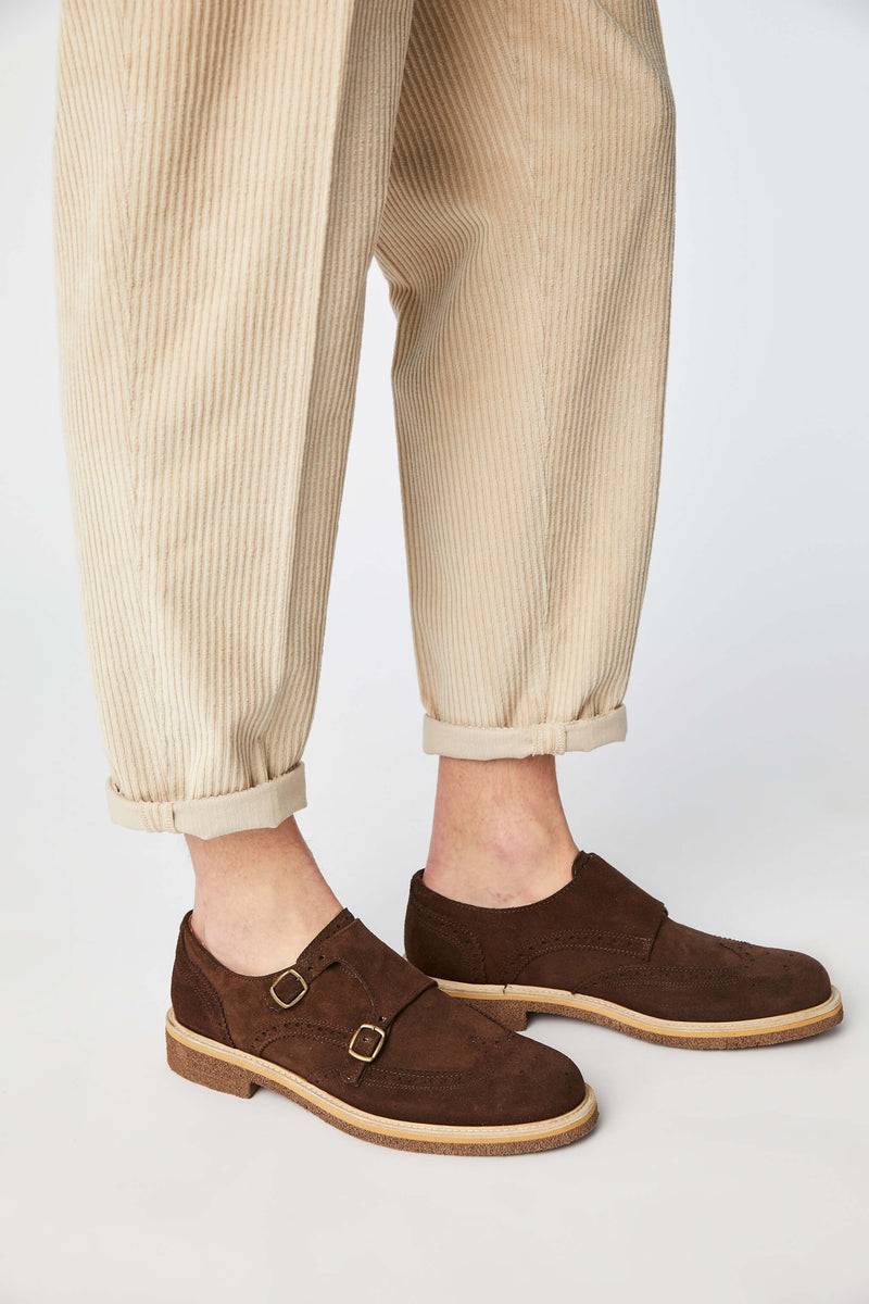 Lubiam Monkstrap in pelle marrone Monkstrap in pelle marrone Offerta natalizia