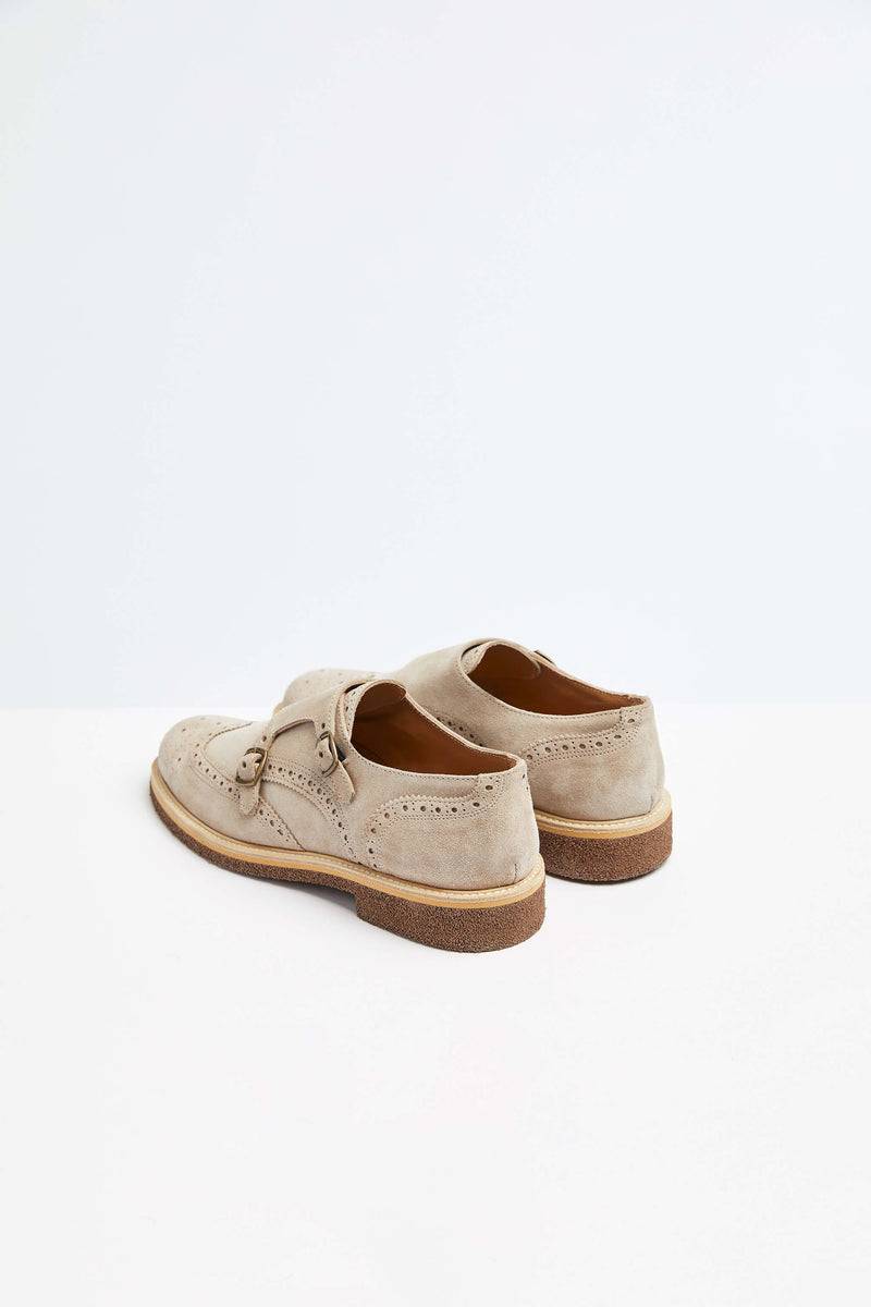 Lubiam Monkstrap in pelle beige Monkstrap in pelle beige Offerta Pasqua