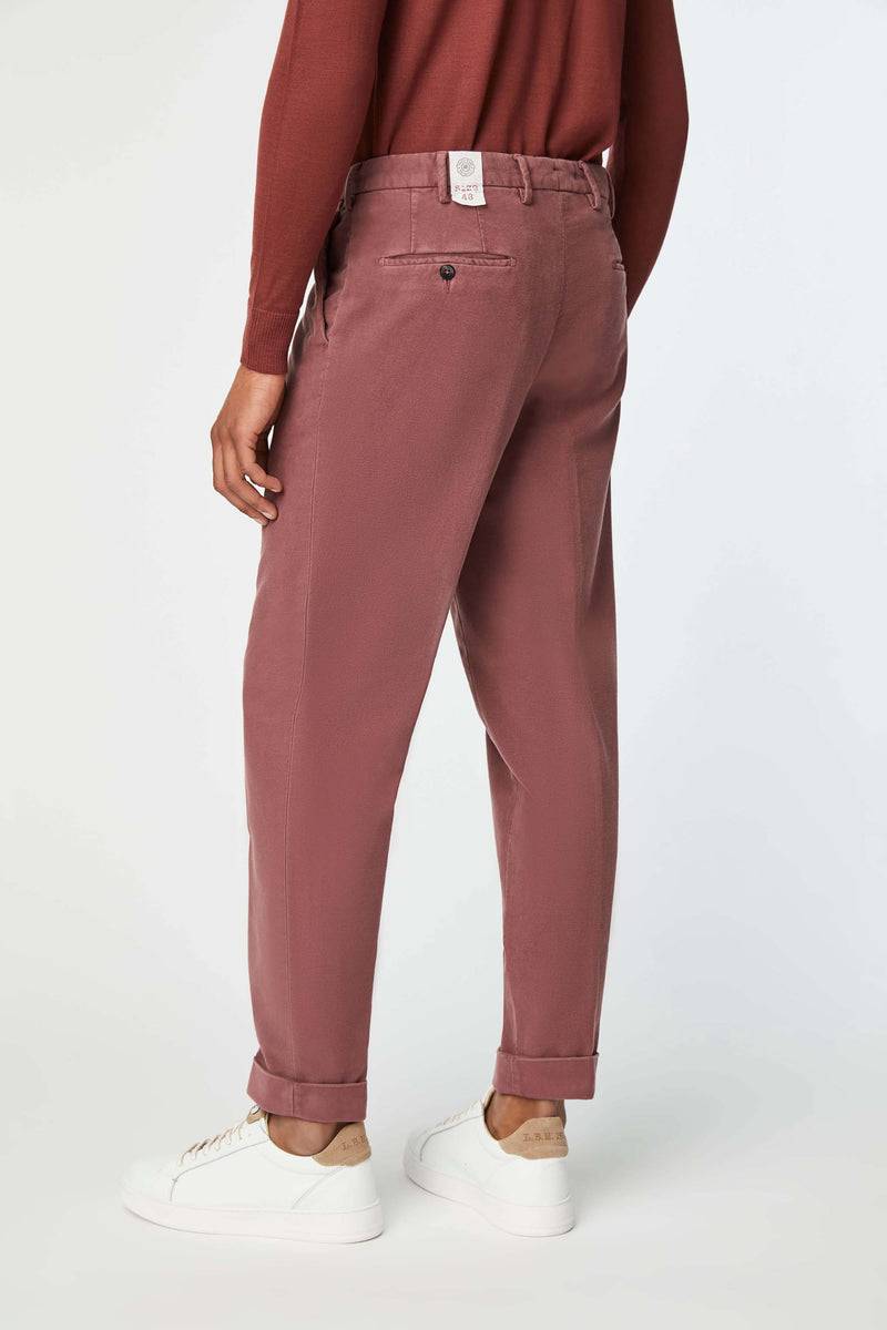 Lubiam Pantalone MILES tinto capo viola vinaccia Pantalone MILES tinto capo viola vinaccia Offerta migliore