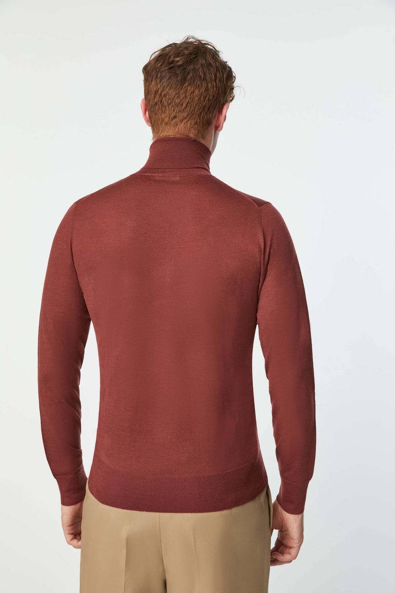 Lubiam Maglia dolcevita leggera bordeaux Maglia dolcevita leggera bordeaux Latest fashion