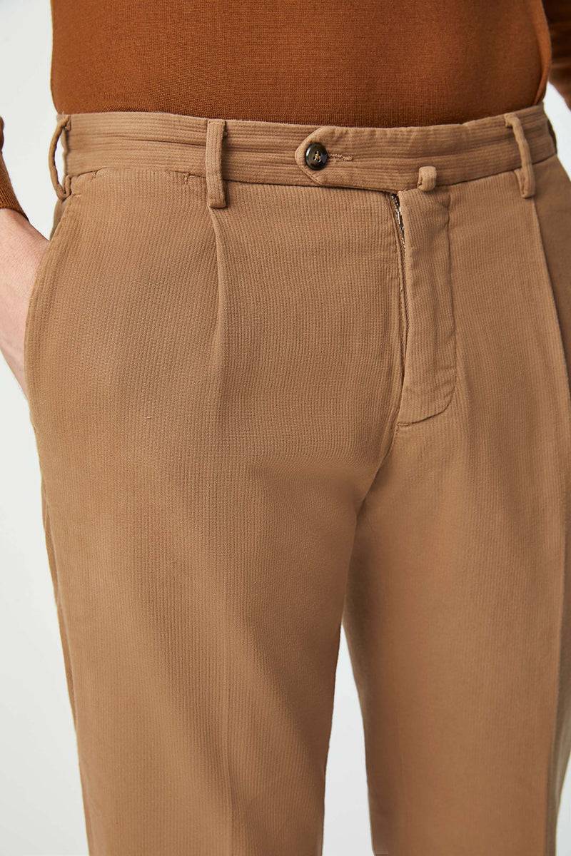 Lubiam Pantalone MICHAEL tinto capo nocciola Pantalone MICHAEL tinto capo nocciola Online Outlet