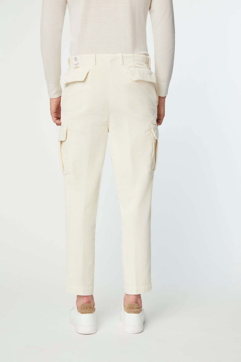 Lubiam Pantalone CARGO bianco avorio Pantalone CARGO bianco avorio Offerta settimanale