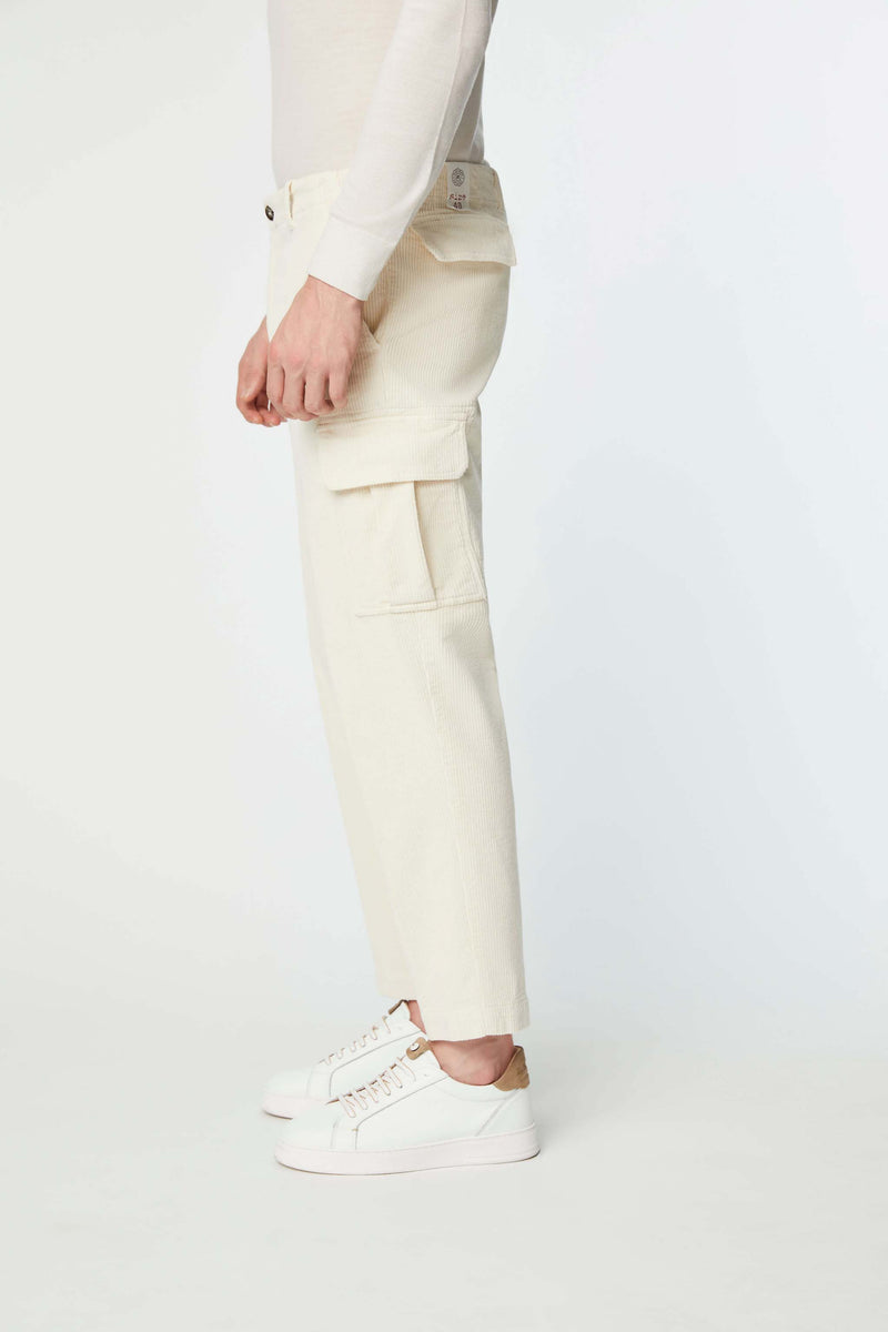 Lubiam Pantalone CARGO bianco avorio Pantalone CARGO bianco avorio Offerta settimanale