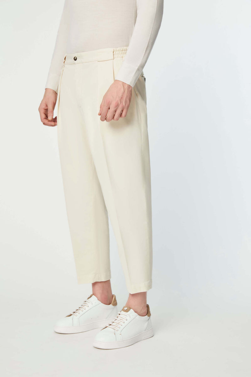 Lubiam Pantalone Clarence tinto capo bianco avorio Pantalone Clarence tinto capo bianco avorio ACQUISTA ORA