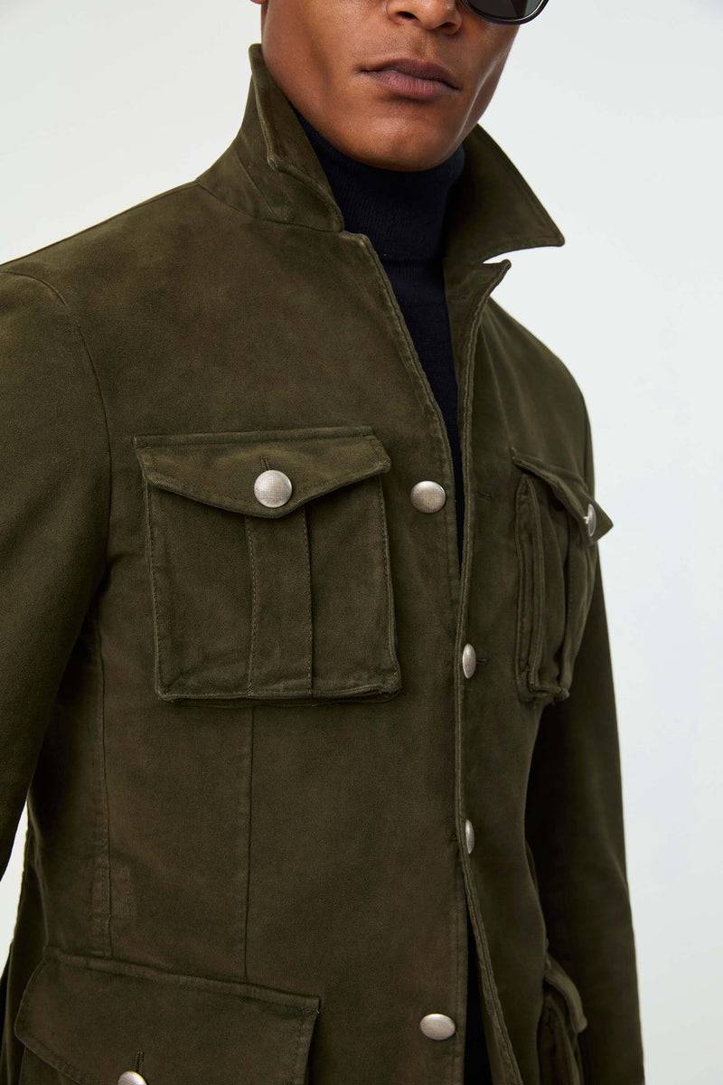 Lubiam Giacca SAHARA tinto capo verde militare Giacca SAHARA tinto capo verde militare Fino al 60% di sconto