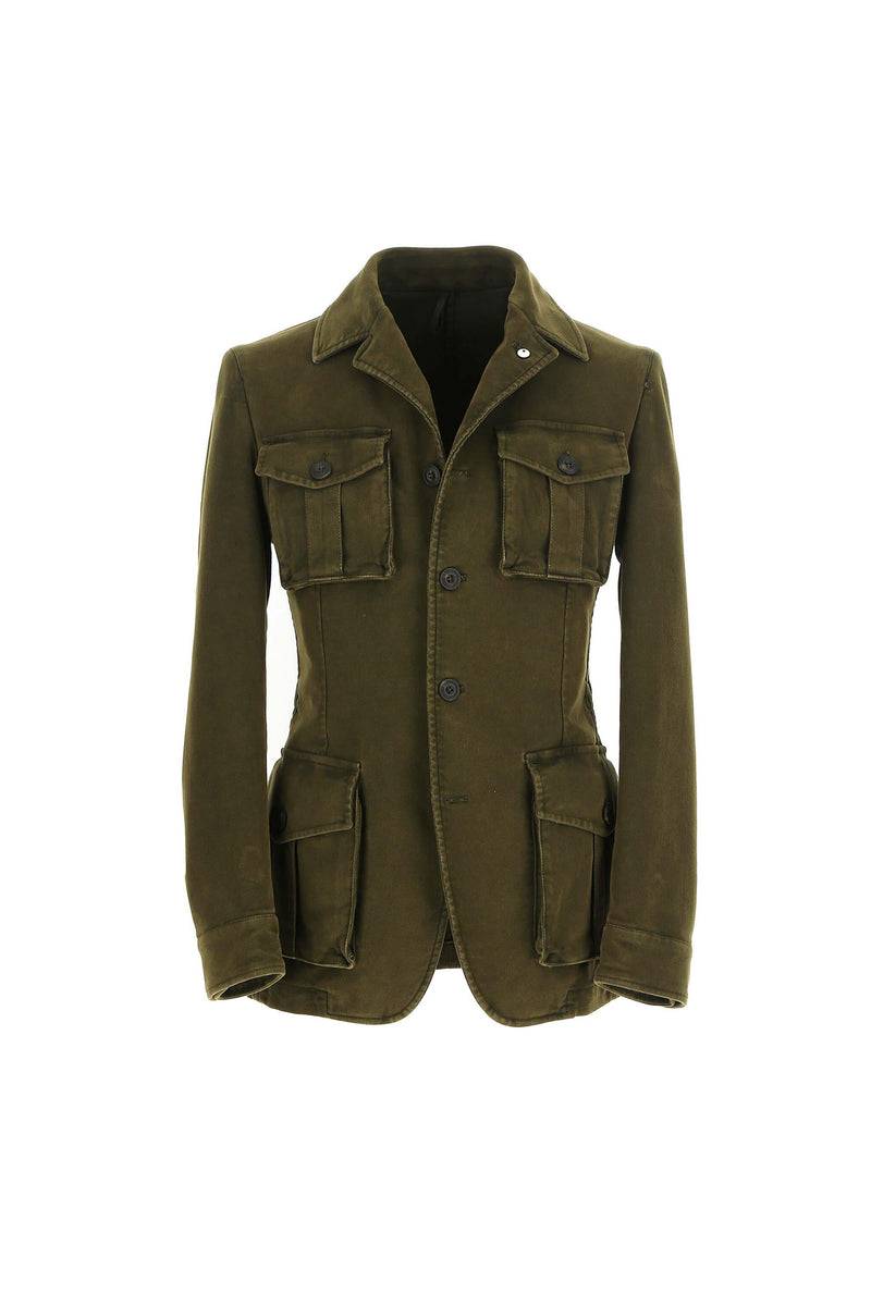 Lubiam Giacca SAHARA tinto capo verde militare Giacca SAHARA tinto capo verde militare Fino al 60% di sconto