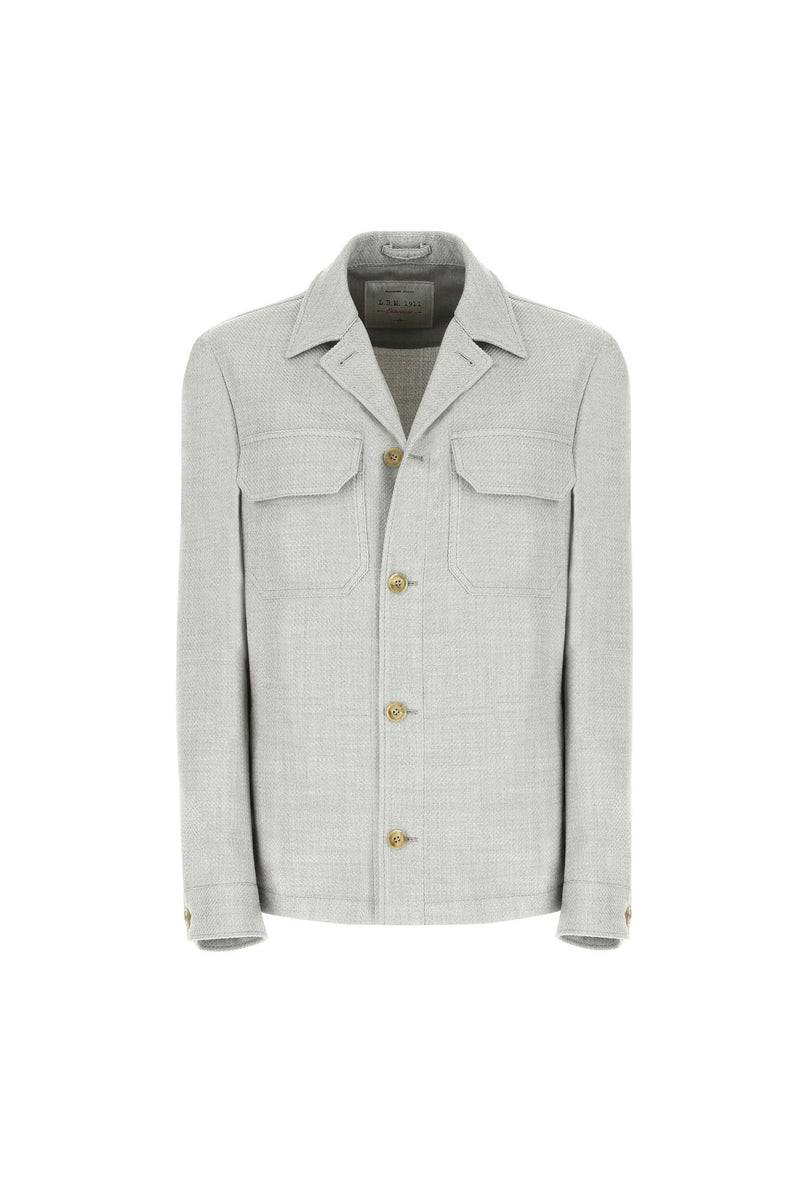 Lubiam Overshirt non trattata verde chiaro Overshirt non trattata verde chiaro Only for today