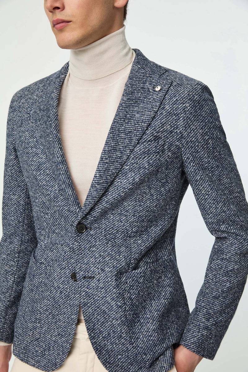 Lubiam Giacca JACK in jersey blu Giacca JACK in jersey blu Duty-free