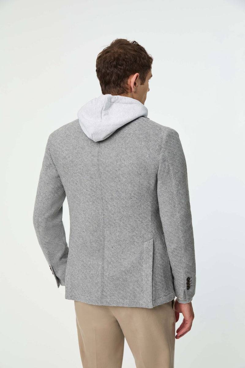 Lubiam Giacca PUNTO monopetto grigio chiaro Giacca PUNTO monopetto grigio chiaro In Linea