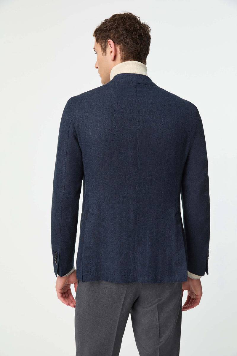Lubiam Giacca Jack slim washed blu denim Giacca Jack slim washed blu denim Consegna Veloce