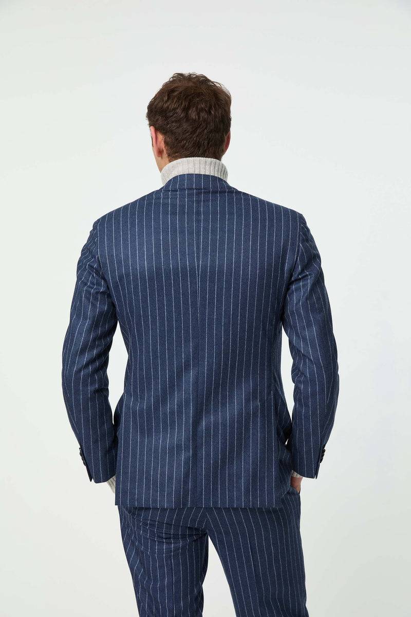 Lubiam Abito JAMES blu denim gessato Abito JAMES blu denim gessato Hotsell