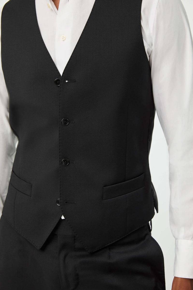 Lubiam Gilet Duetto DEREK nero Gilet Duetto DEREK nero Moda