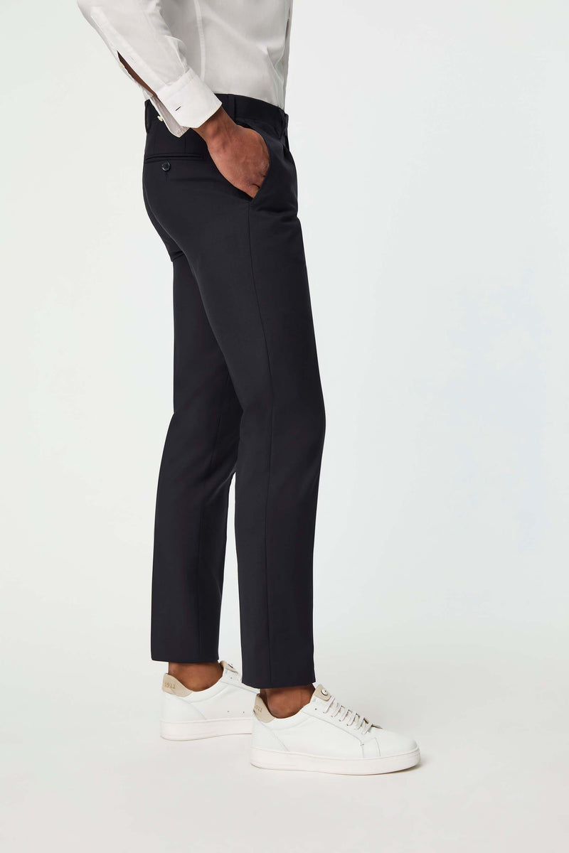 Lubiam Pantalone Duetto MAI TAI in lana blu scuro Pantalone Duetto MAI TAI in lana blu scuro Comprare a buon mercato