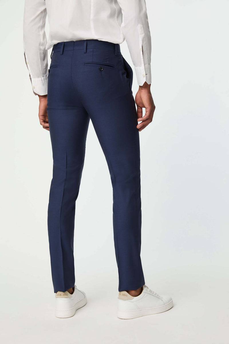 Lubiam Pantalone Duetto MAI TAI in lana blu elettrico Pantalone Duetto MAI TAI in lana blu elettrico Cyber Monday