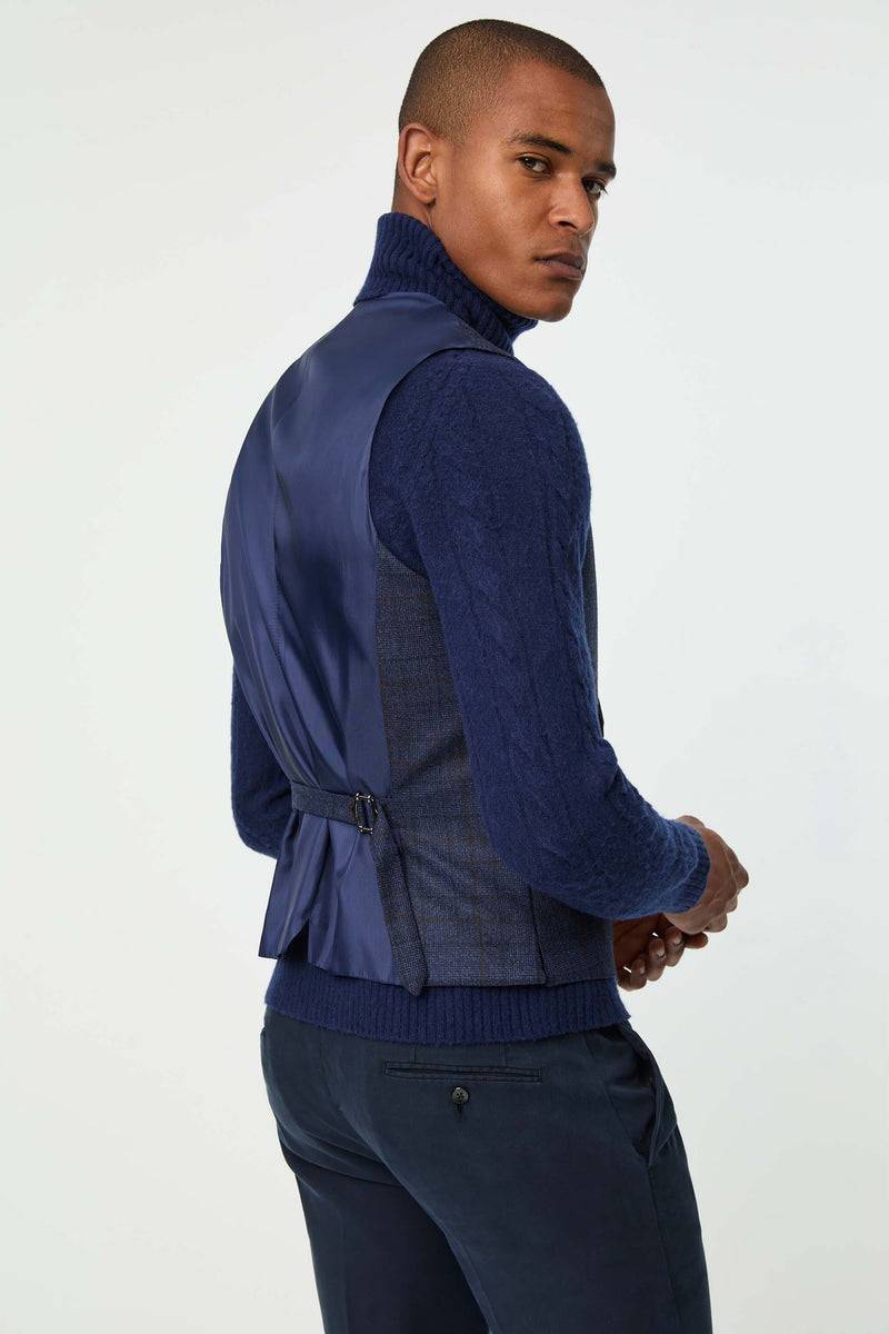 Lubiam Gilet OSCAR blu scuro Gilet OSCAR blu scuro Offerta natalizia