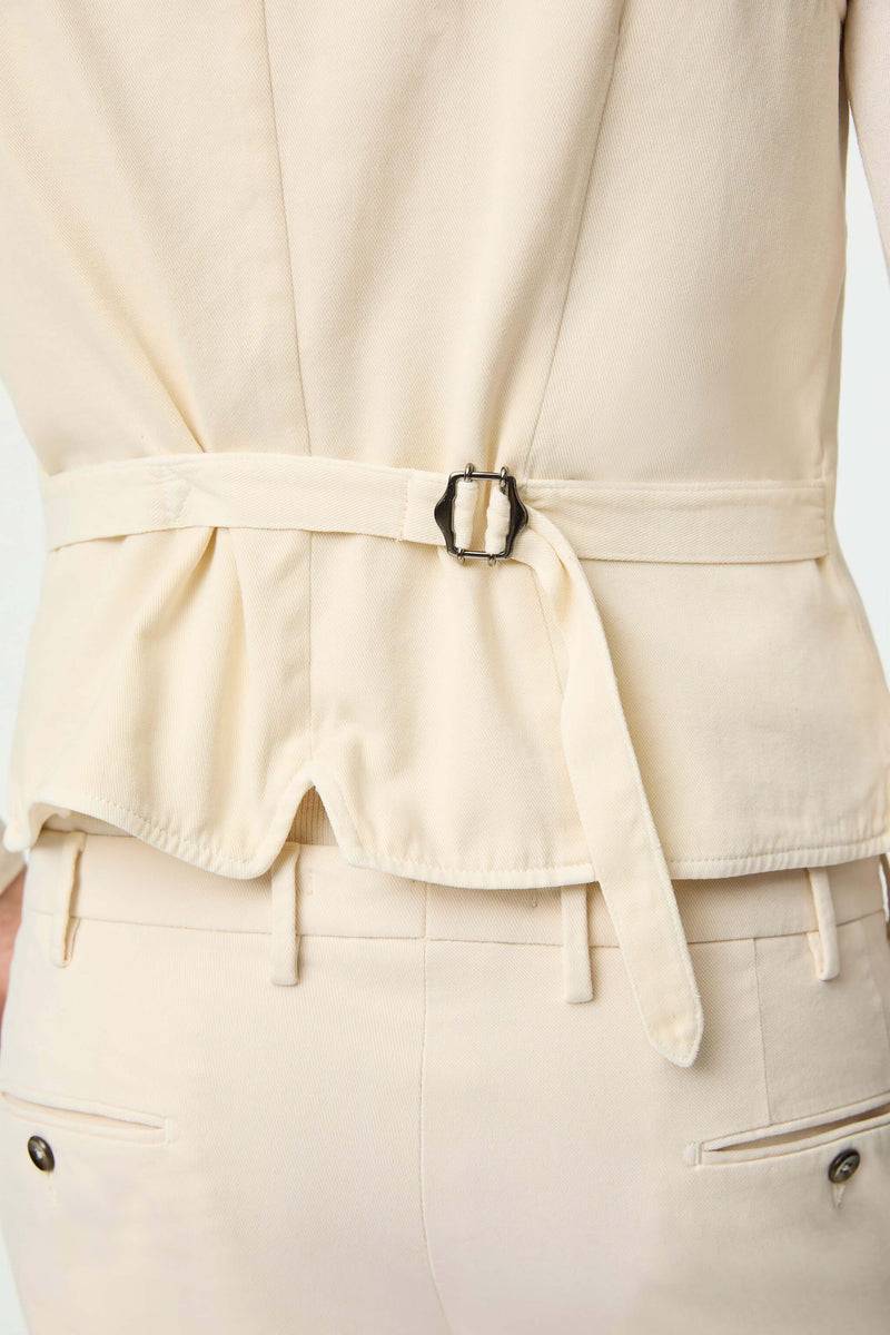Lubiam Gilet OSCAR tinto capo bianco latte Gilet OSCAR tinto capo bianco latte Offerta per la Festa della Mamma