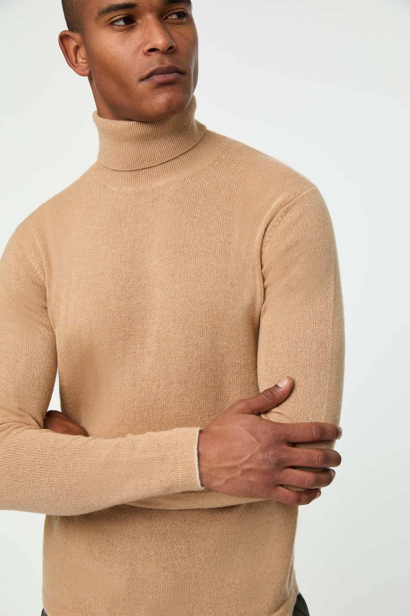 Lubiam Maglia dolcevita in cashmere beige Maglia dolcevita in cashmere beige 50% di sconto con spedizione gratuita