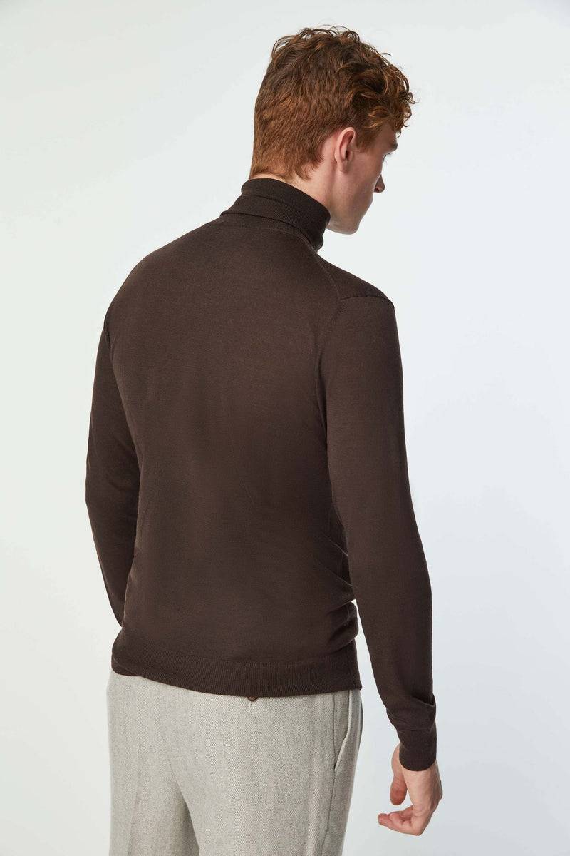 Lubiam Maglia dolcevita leggera marrone Maglia dolcevita leggera marrone Limitato a 3 giorni