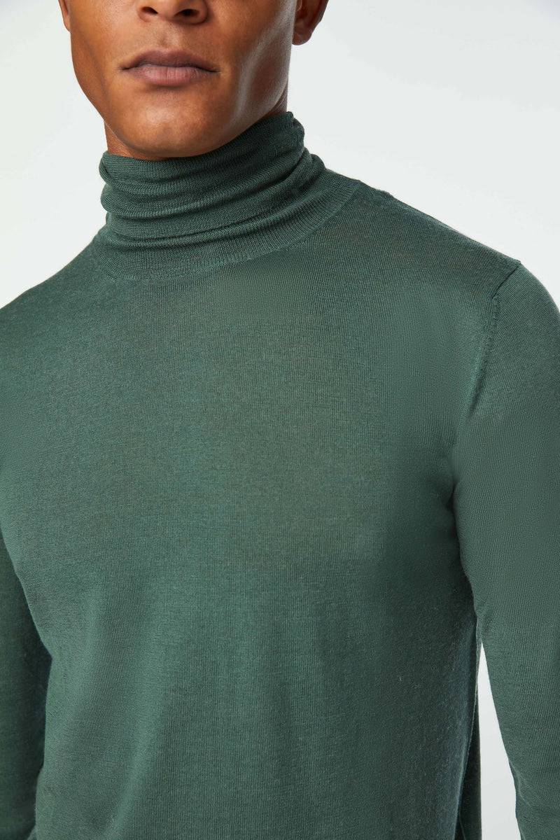 Lubiam Maglia dolcevita verde bosco Maglia dolcevita verde bosco Esporta salva