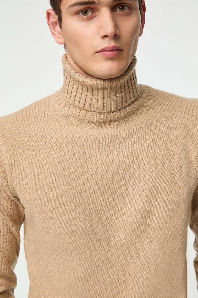 Lubiam Maglia dolcevita beige Maglia dolcevita beige Qualità