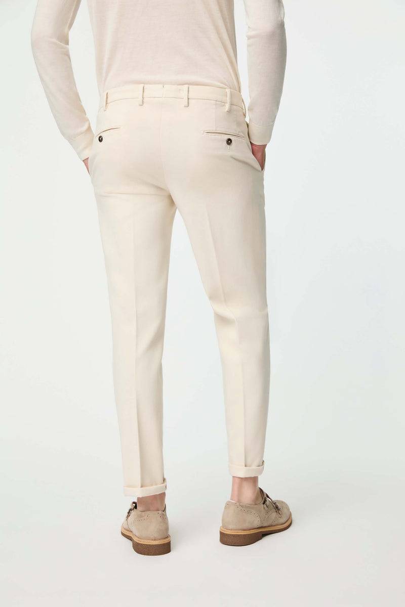 Lubiam Pantalone ELTON tinto capo bianco avorio Pantalone ELTON tinto capo bianco avorio Affare Del Giorno