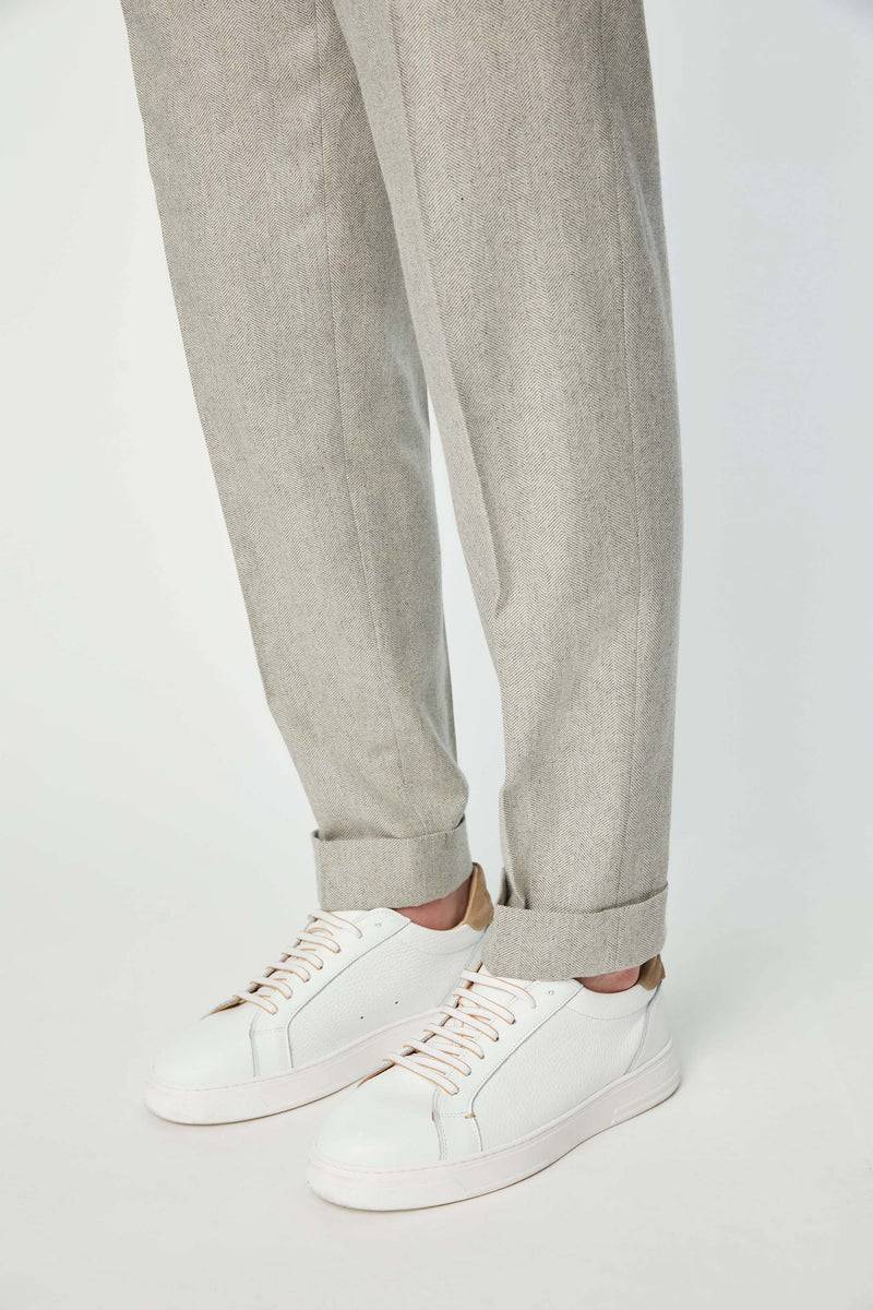 Lubiam Pantalone HERBIE grigio ghiaccio Pantalone HERBIE grigio ghiaccio Prezzo Ridotto