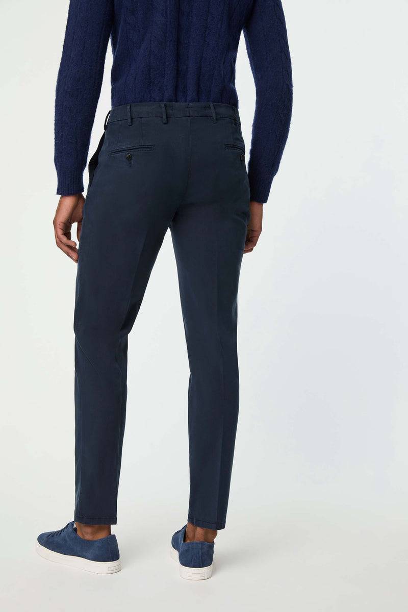 Lubiam Pantalone RAY tinto capo blu notte Pantalone RAY tinto capo blu notte Vendita Economica