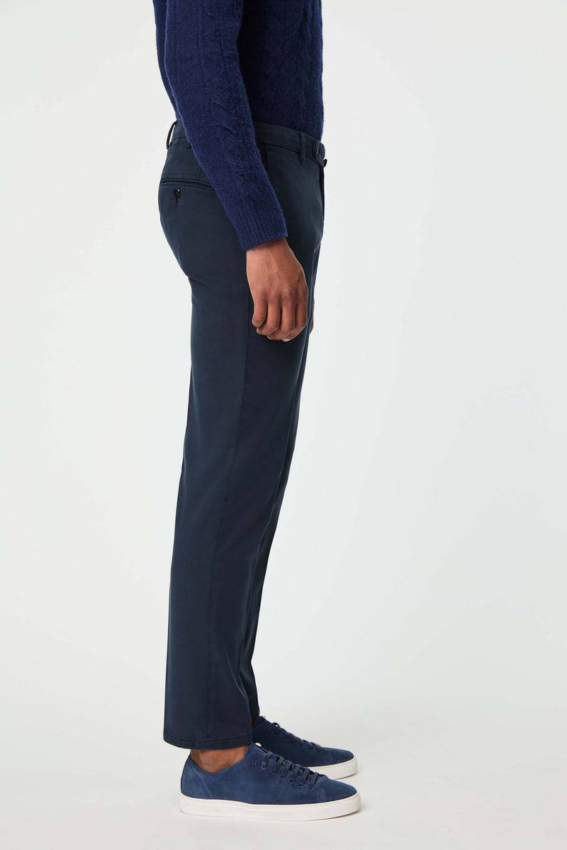 Lubiam Pantalone RAY tinto capo blu notte Pantalone RAY tinto capo blu notte Vendita Economica