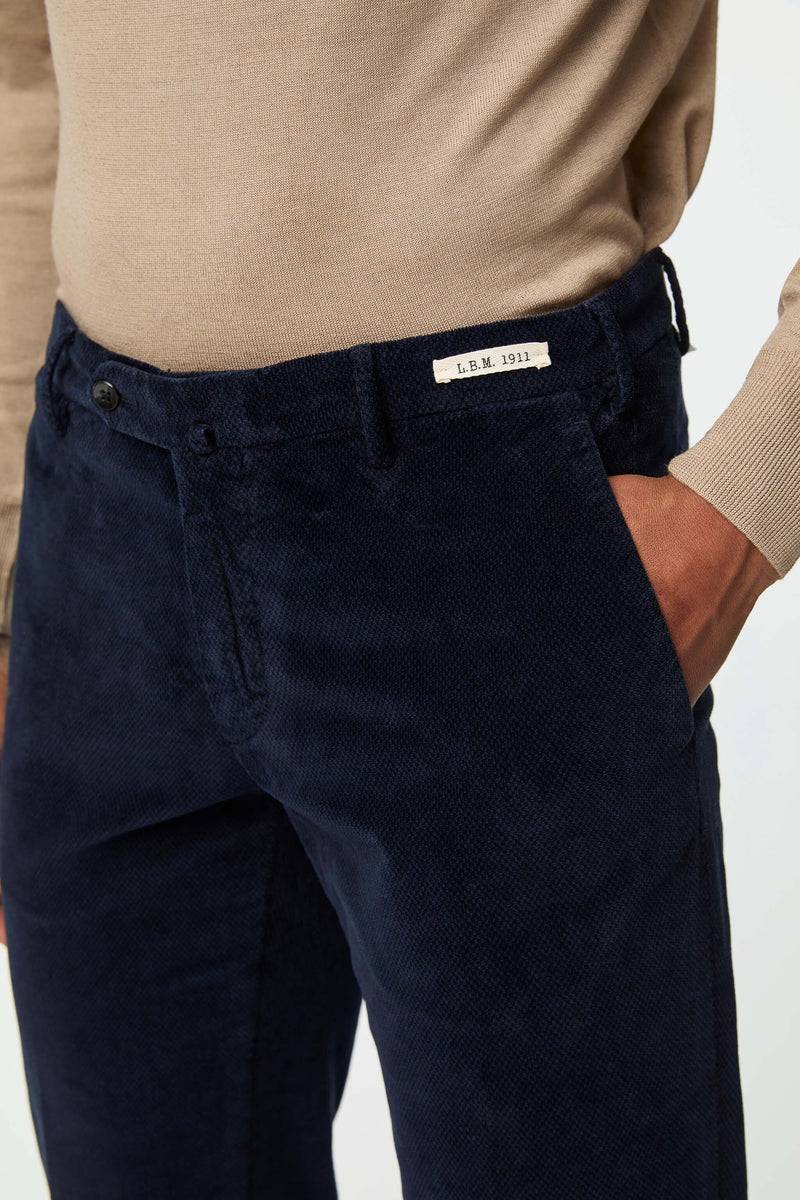 Lubiam Pantalone ELTON tinto capo blu notte Pantalone ELTON tinto capo blu notte Negozio online di fabbrica