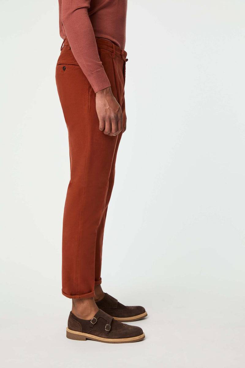 Lubiam Pantalone MUDDY tinto capo ruggine Pantalone MUDDY tinto capo ruggine Vendite stagionali