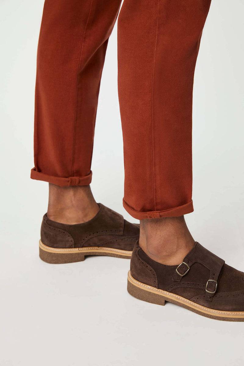Lubiam Pantalone MUDDY tinto capo ruggine Pantalone MUDDY tinto capo ruggine Vendite stagionali