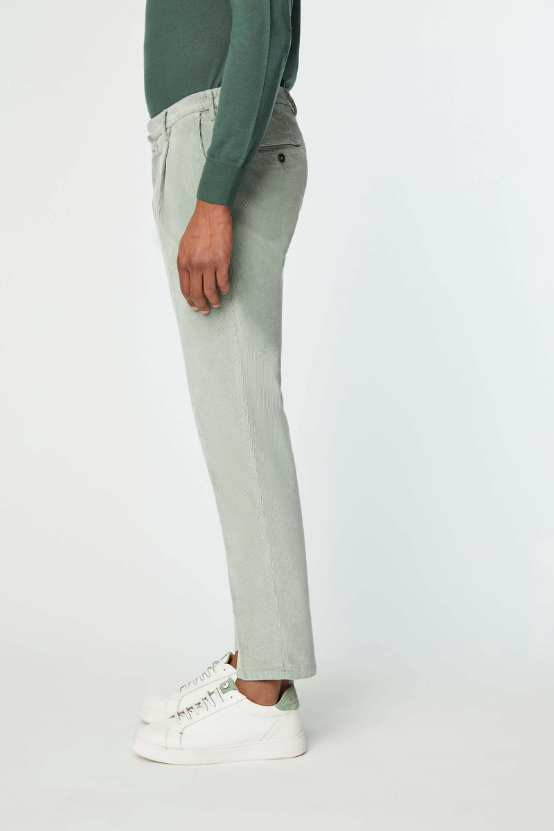 Lubiam Pantalone MICHAEL tinto capo verde pastello Pantalone MICHAEL tinto capo verde pastello Black Friday