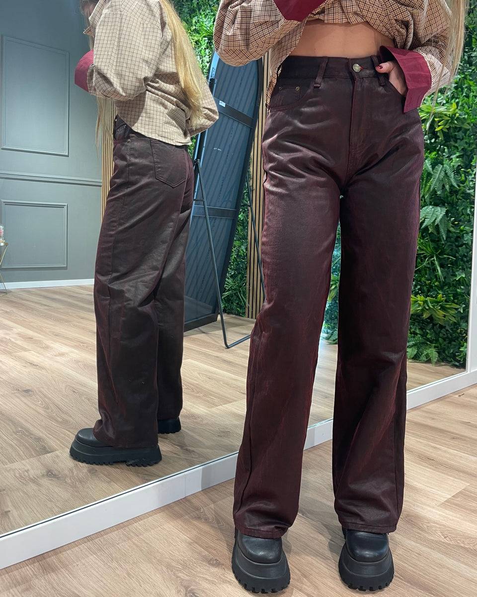 Lovely Sisters Jeans bordeaux Saldi