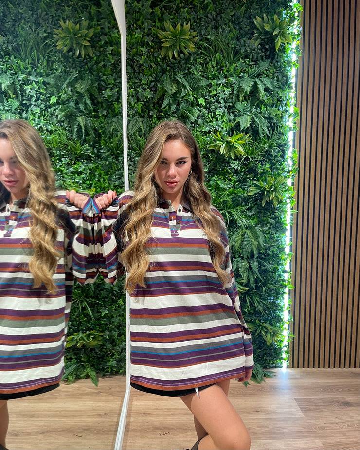 Lovely Sisters Maglia a righe Affare Del Giorno