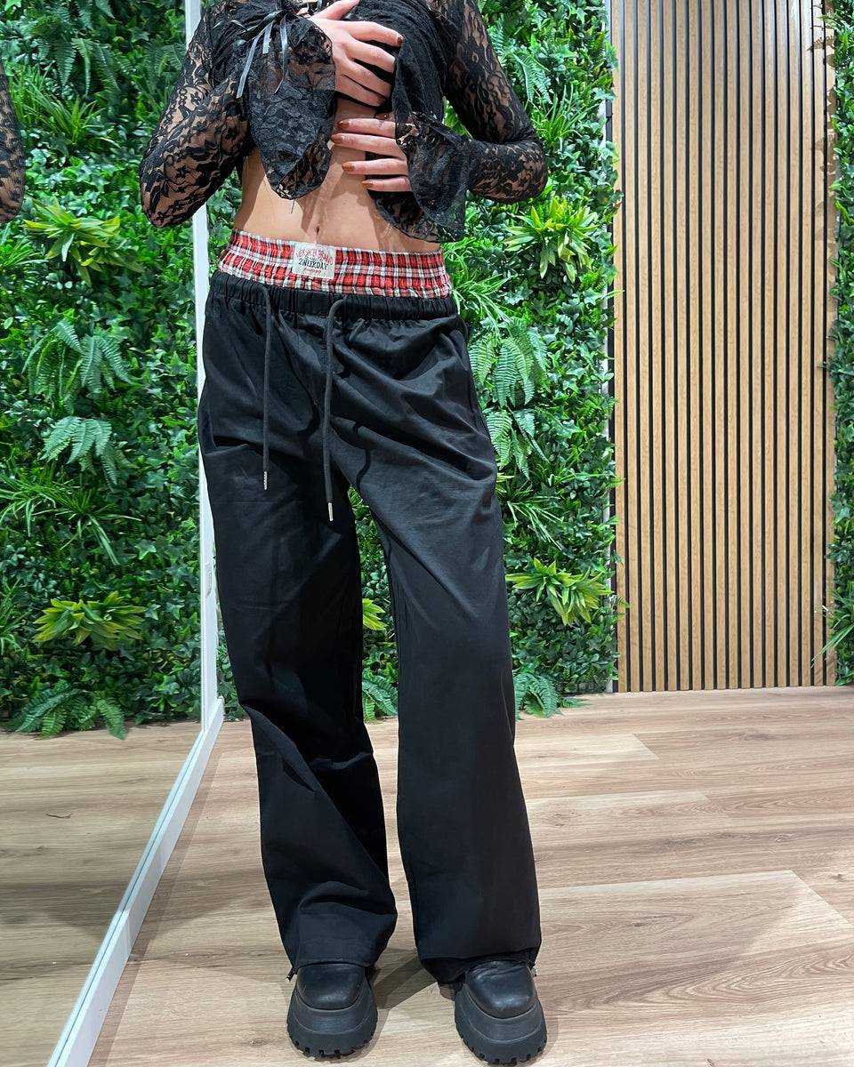 Lovely Sisters Pantalone cowboy nero Outlet