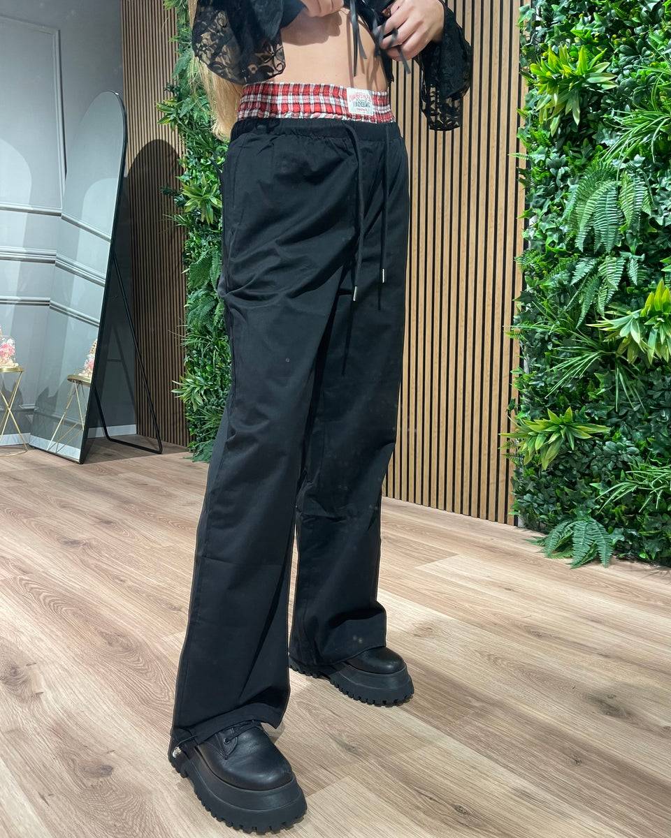 Lovely Sisters Pantalone cowboy nero Outlet
