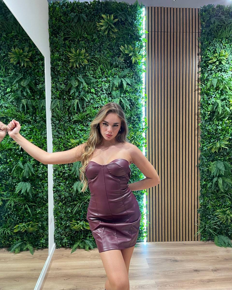 Lovely Sisters Abito Claudia bordeaux Shopping Online
