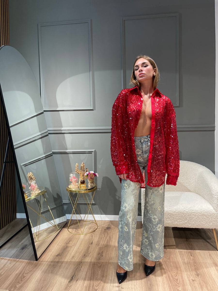 Lovely Sisters Camicia Nives rossa 50% di sconto per tempo limitato