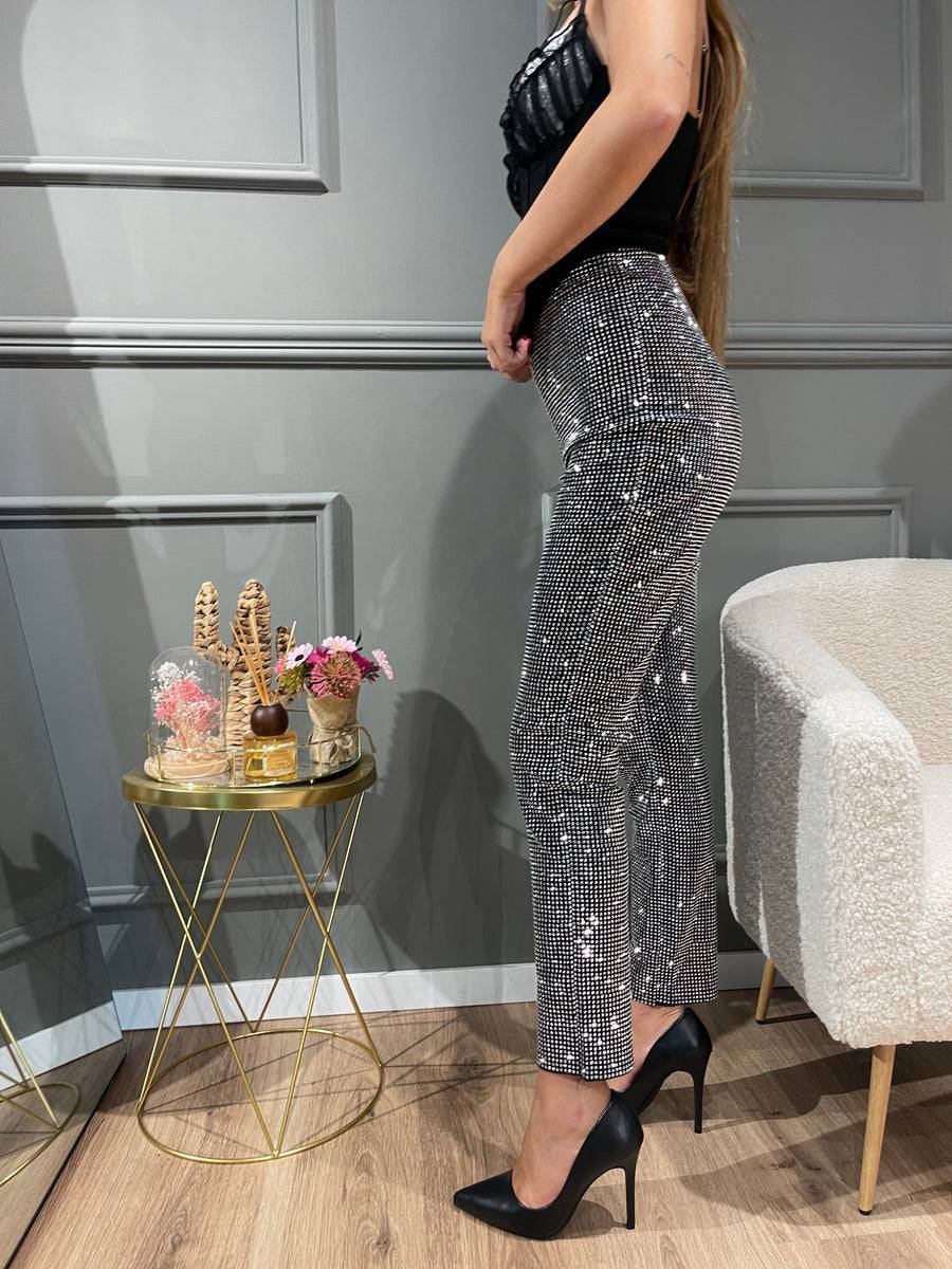 Lovely Sisters Pantalone luxury argento Italy