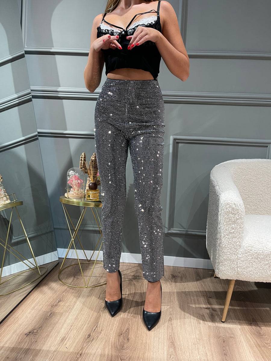 Lovely Sisters Pantalone luxury argento Italy