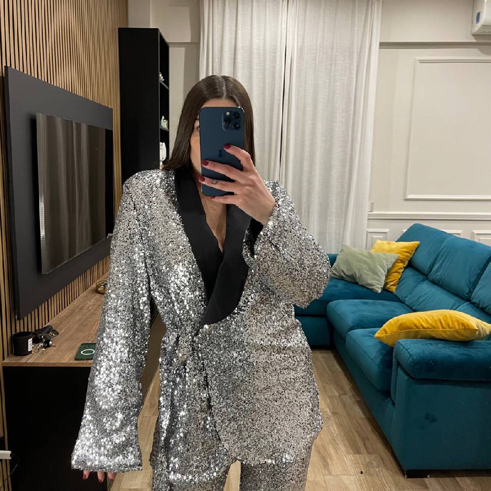 Lovely Sisters Tailleur in paillettes Saldi