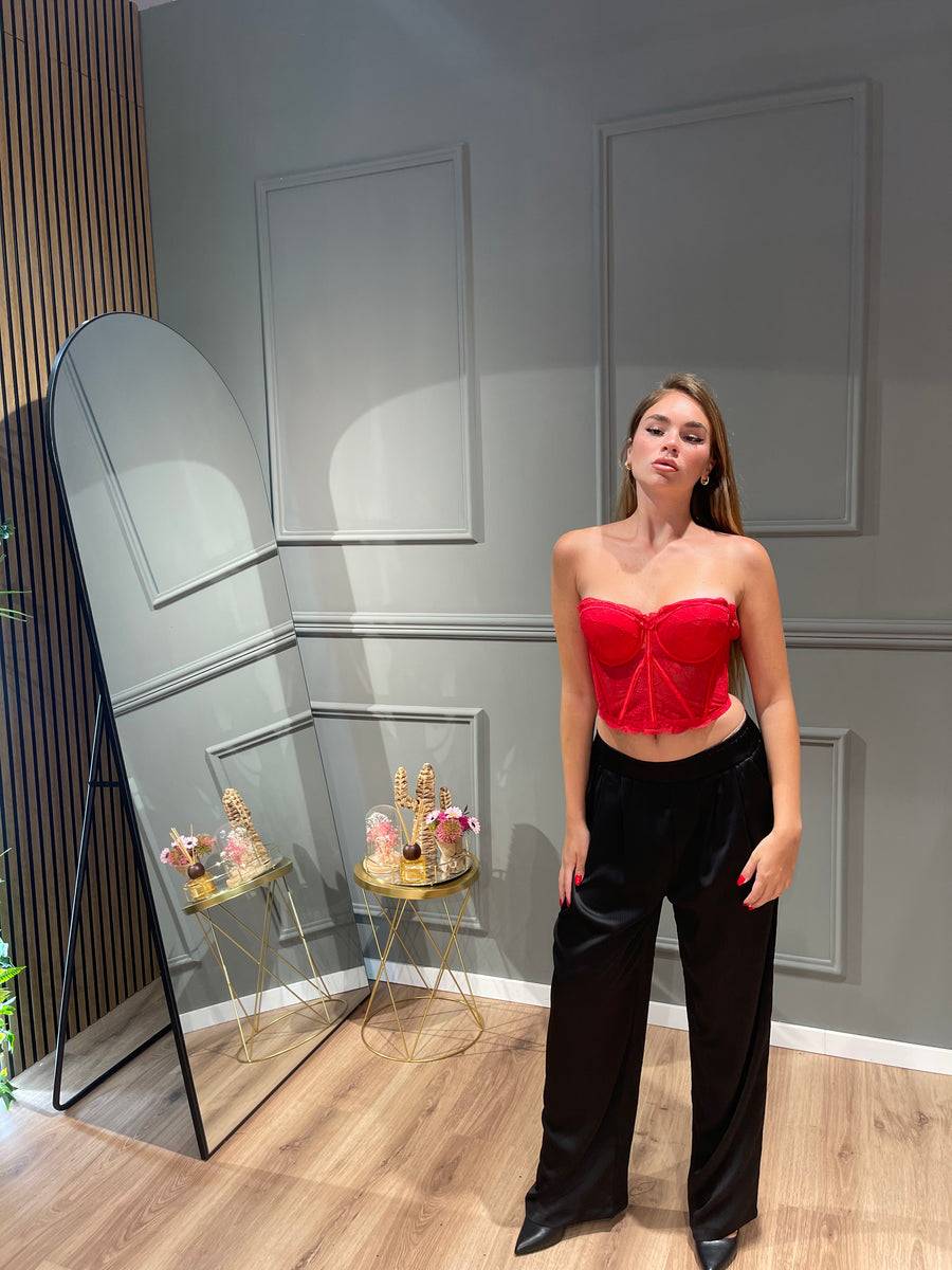 Lovely Sisters Corpetto Dafne Rosso Online Outlet