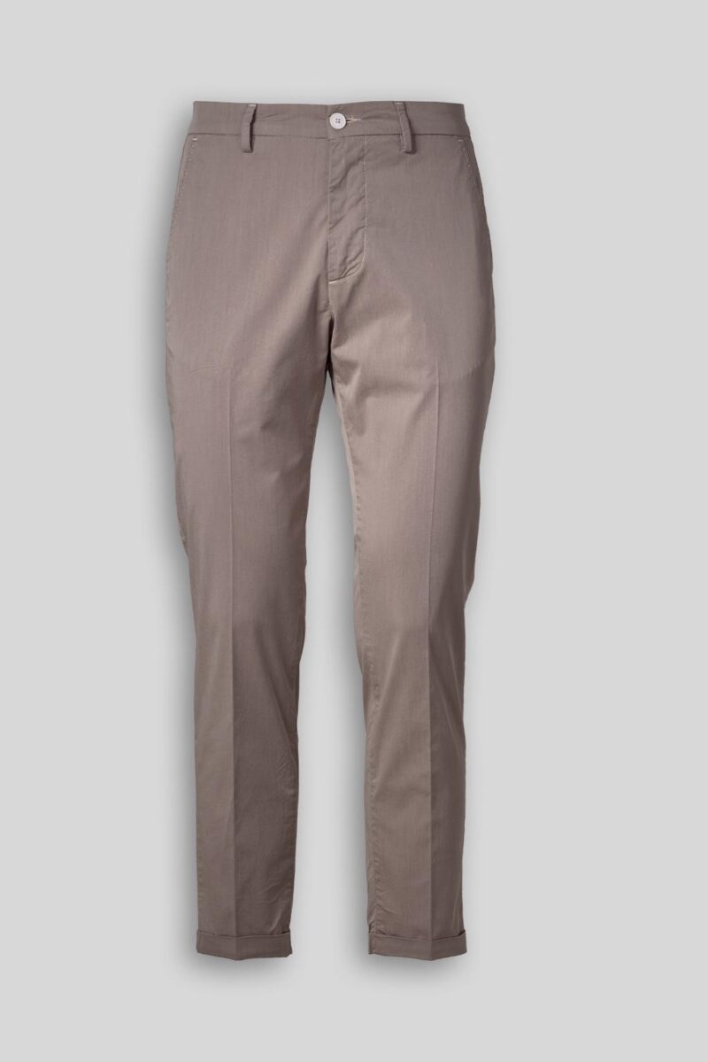 Luca Bertelli Pantalone in gabardina light Saldi Di Fabbrica