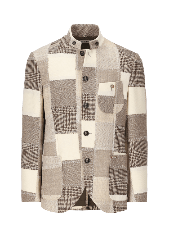 Luis Trenker Blazer patchwork Lusandro Saldi Di Fabbrica