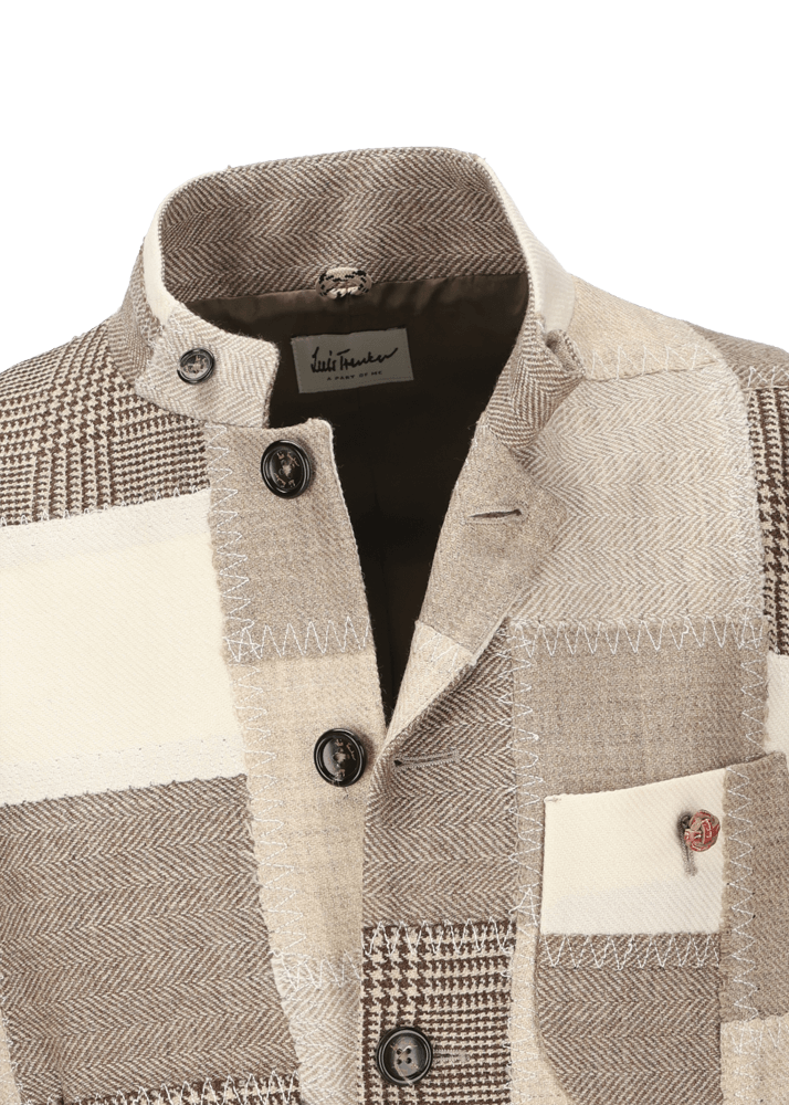 Luis Trenker Blazer patchwork Lusandro Saldi Di Fabbrica