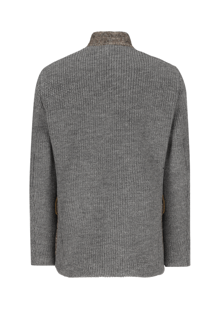 Luis Trenker Blazer lavorato a maglia in un mix di materiali Lusandro I Più Venduti