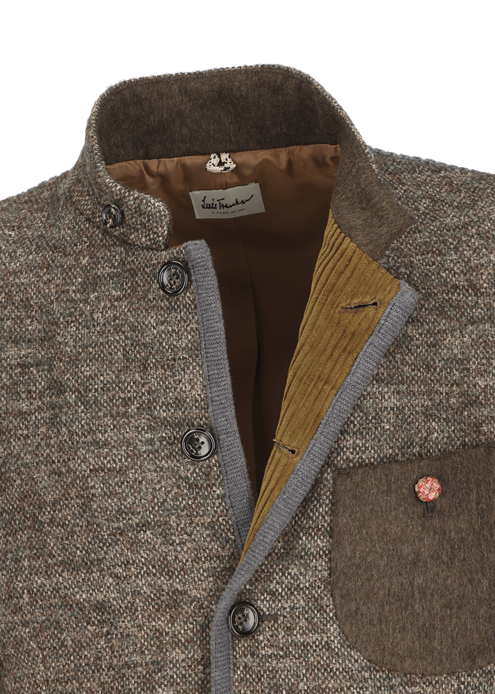 Luis Trenker Blazer lavorato a maglia in un mix di materiali Lusandro I Più Venduti